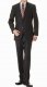 Black Pinstripe Merino Wool Suit